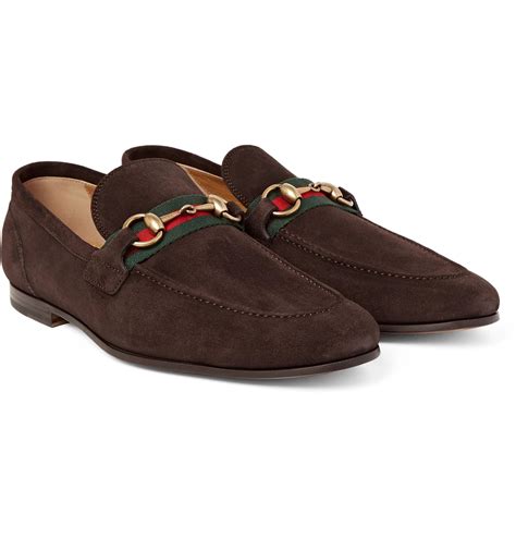 gucci loafers suede brown|gucci brown velvet loafers.